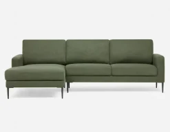 TERESA contemporary left-facing sectional sofa