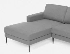 TERESA contemporary left-facing sectional sofa