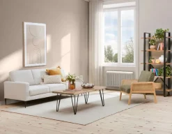 TERESA contemporary 3-seater sofa