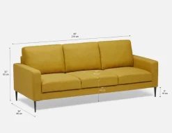 TERESA contemporary 3-seater sofa