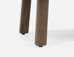 THESSALIA distressed solid mango wood coffee table 90 cm