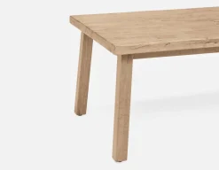 THESSALIA distressed solid mango wood large dining table 240 cm