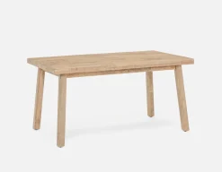 THESSALIA distressed solid mango wood large dining table 240 cm