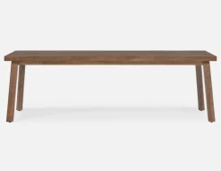 THESSALIA distressed solid mango wood large dining table 240 cm