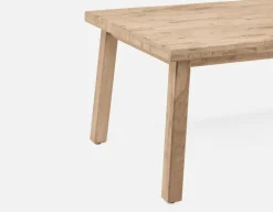 THESSALIA distressed solid mango wood large dining table 260 cm