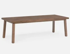 THESSALIA distressed solid mango wood large dining table 260 cm