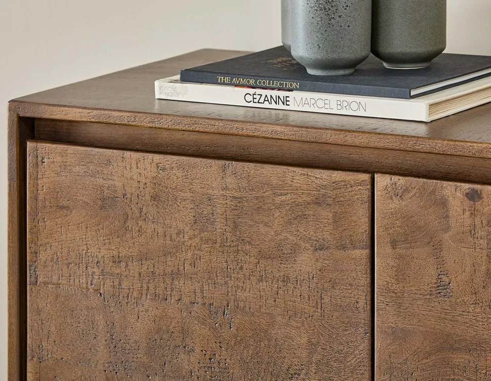 THESSALIA distressed solid mango wood sideboard