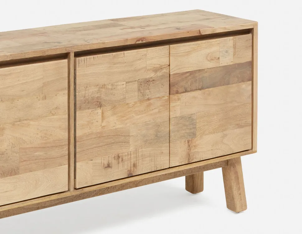 THESSALIA distressed solid mango wood sideboard