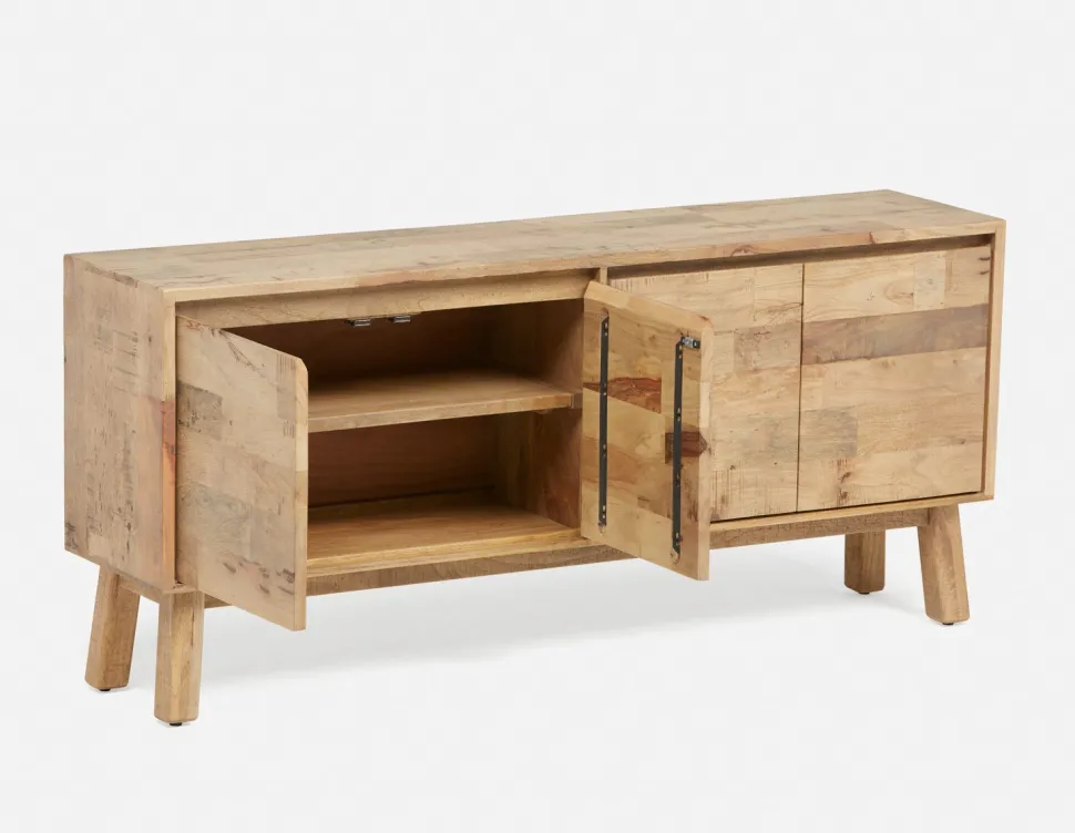 THESSALIA distressed solid mango wood sideboard