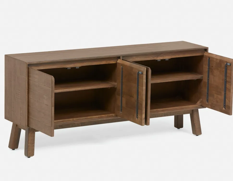THESSALIA distressed solid mango wood sideboard