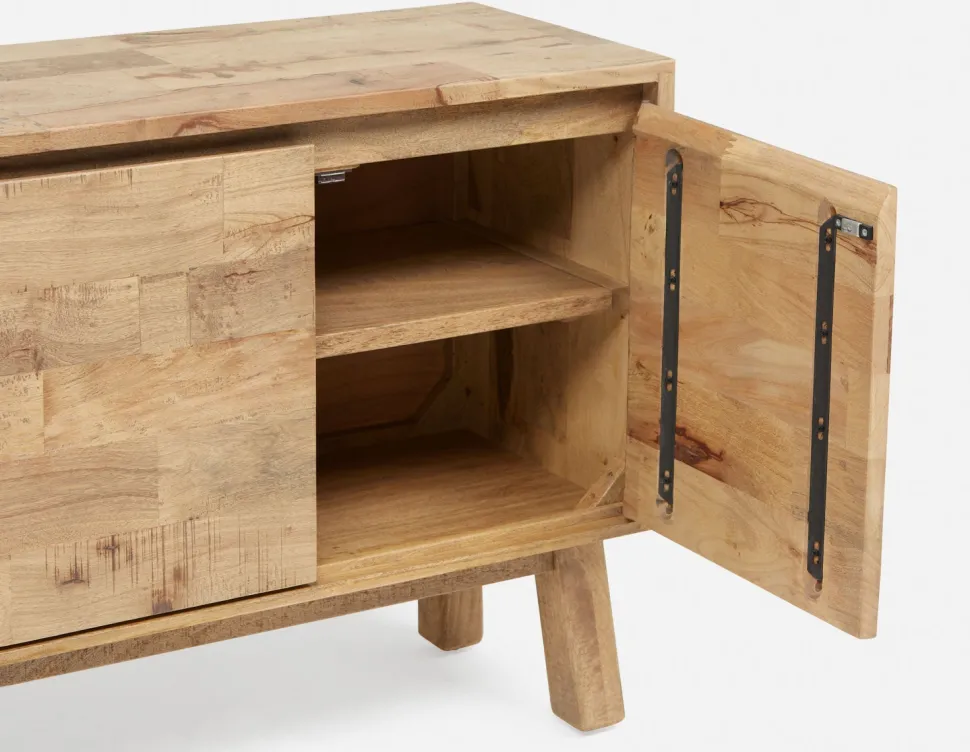THESSALIA distressed solid mango wood sideboard