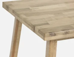 THESSALIA rustic farmhouse distressed solid mango wood dining table 200 cm