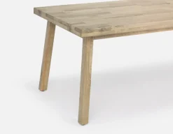 THESSALIA rustic farmhouse distressed solid mango wood dining table 200 cm