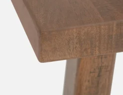 THESSALIA rustic farmhouse distressed solid mango wood dining table 200 cm