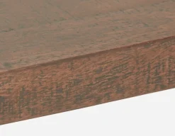 THESSALIA rustic farmhouse distressed solid mango wood dining table 150 cm