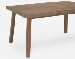 THESSALIA rustic farmhouse distressed solid mango wood dining table 150 cm