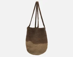 TINA woven jute tote bag
