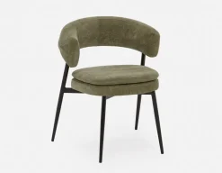 TIVOLI modern contemporary dining chair on casters