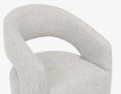 TIVOLI modern contemporary dining chair on casters