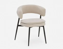 TIVOLI modern contemporary dining chair on casters