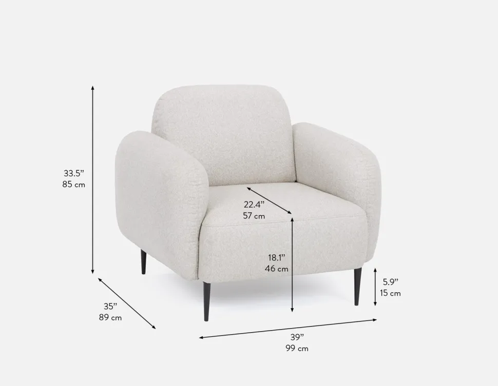 TOBI modern contemporary armchair