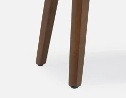 TOLEDA 100% leather contemporary dining chair