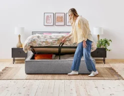 TONYA double size bed with storage
