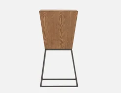 TRAPEZ ash veneer pedestal 71 cm