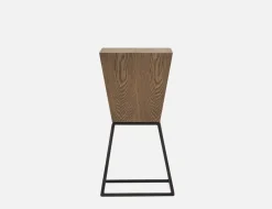 TRAPEZ ash veneer pedestal 60 cm
