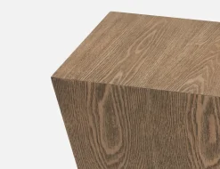 TRAPEZ ash veneer pedestal 60 cm