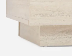 TRAVINE end table with hidden storage