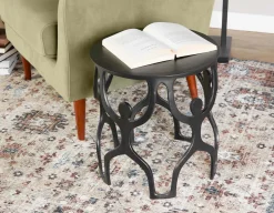 TRIDE sculpted end table 43cm