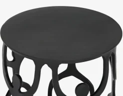 TRIDE sculpted end table 43cm
