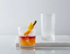 TROPICAL set of 4 highball glasses