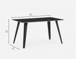 TUVE modern contemporary dining table 140cm