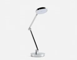 VARDO bedside floating shelf with lamp