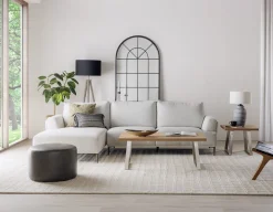 VASTO leatherette ottoman