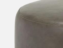 VASTO leatherette ottoman