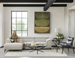 VENTURA modern left-facing sectional sofa