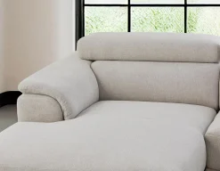 VENTURA modern left-facing sectional sofa