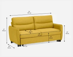 VERONIQUE contemporary sofa-bed