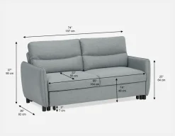VERONIQUE contemporary sofa-bed