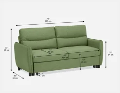 VERONIQUE contemporary sofa-bed