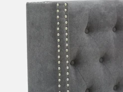 VERSAILLES traditional tufted upholstered wingback king size bed