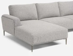 VICTOR contemporary left-facing sectional sofa