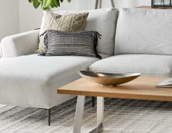 VICTOR contemporary left-facing sectional sofa
