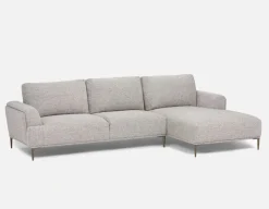 VICTOR contemporary left-facing sectional sofa
