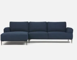 VICTOR contemporary left-facing sectional sofa