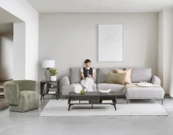 VICTOR contemporary right-facing sectional sofa