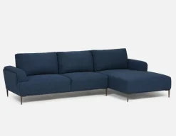 VICTOR contemporary right-facing sectional sofa